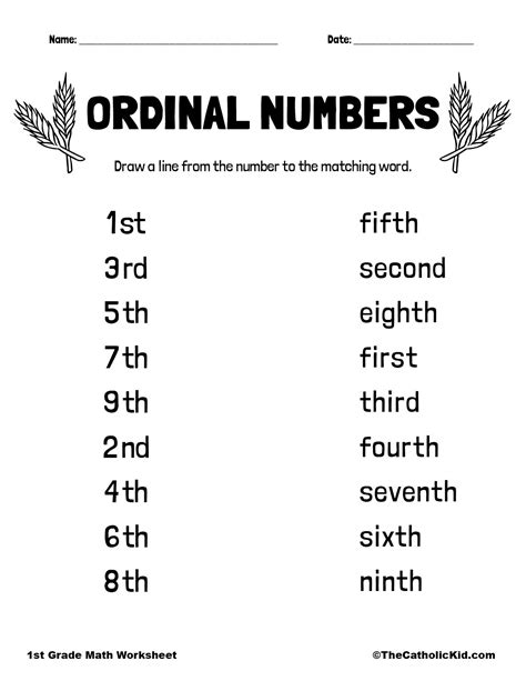 ordinal numbers worksheet|Ordinal numbers worksheets .